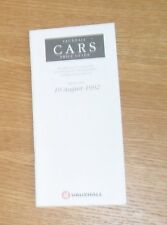 Vauxhall price guide for sale  FAREHAM