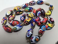 Murano millefiori kette gebraucht kaufen  Taufkirchen