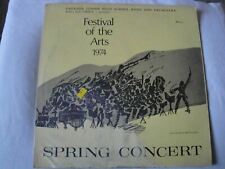 EMERSON JUNIOR HIGH SCHOOL BAND AND ORCHESTRA VINYL LP FESTIVAL OF THE ARTS 1974 segunda mano  Embacar hacia Mexico
