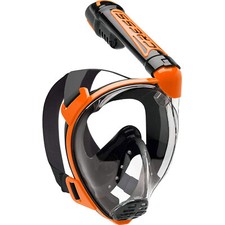 Usado Cressi Duke máscara rosto completo Seca-Preto/Laranja pequeno/médio comprar usado  Enviando para Brazil