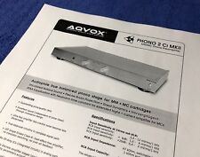 Aqvox phono mkii usato  Spedire a Italy
