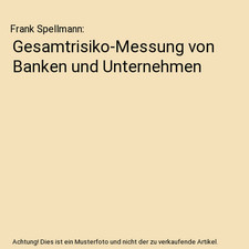 Gesamtrisiko messung banken gebraucht kaufen  Trebbin