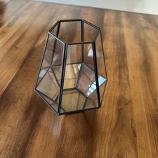 Geometric glass terrarium for sale  Birmingham