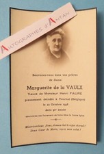 Marguerite vaulx widow d'occasion  Expédié en Belgium
