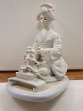 Japanese porcelain geisha for sale  RYDE