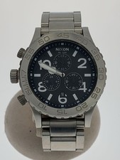 Relógio NIXON THE 42-20 CHRONO quartzo analógico aço inoxidável preto excelente estado comprar usado  Enviando para Brazil