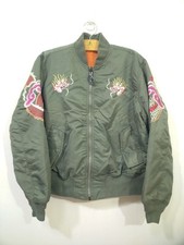 Jaqueta de voo vintage anos 90 masculina Spitfire US AIR FORCE Usaf MA-1 piloto bombardeiro tamanho M comprar usado  Enviando para Brazil
