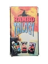 VTG Rambo Trilogy VHS Set of 3 Tapes First Blood Part II & Rambo III Stallone, usado comprar usado  Enviando para Brazil