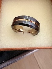 Ring schwarz gold gebraucht kaufen Ring schwarz gold gebraucht kaufen  Seegebiet Mansfelder Land