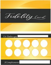 Biglietti tessere fedeltà usato Biglietti tessere fedeltà usato  Alcamo