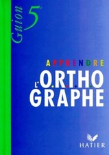Apprendre orthographe jeanine d'occasion  Hennebont