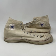 Tênis Converse All Star CT Masculino Feito nos EUA 17 XW Lona Branca Top Alto Vintage Anos 80 comprar usado  Enviando para Brazil