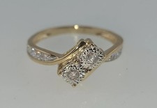 9ct gold diamond for sale  MANCHESTER