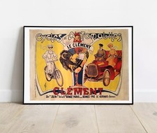 Poster retro cycles d'occasion  L'Isle-sur-la-Sorgue
