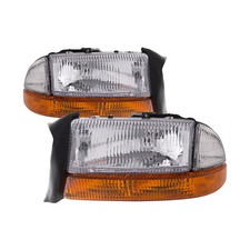 Compatível com 97 Dodge Dakota/97-98 Dodge Durango Par de Faróis com PSL comprar usado  Enviando para Brazil