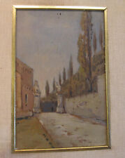 1920 olio tavoletta usato  Roma