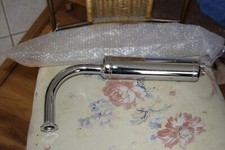 Novo! Tubo cromado e silenciador para scooter de bicicleta motorizada a gás 80cc 100cc 2 tempos, usado comprar usado  Enviando para Brazil