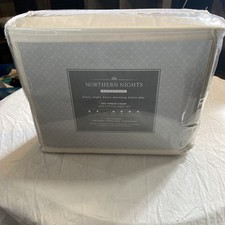 Conjunto de lençóis Northern Nights Essentials 100% algodão COMPLETO marfim contagem de 700 fios, usado comprar usado  Enviando para Brazil