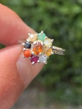 Silver multi gem for sale  BRIGHTON