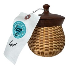 Vintage handwoven basket for sale  Hendersonville