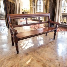 Antique wooden bench for sale  ORMSKIRK