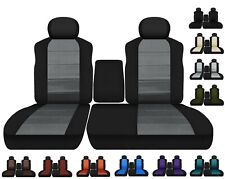 Juego de fundas de asiento delanteras para camión Chevy C/K 1500 95-98 asiento 60/40 asiento con consola segunda mano  Embacar hacia Mexico