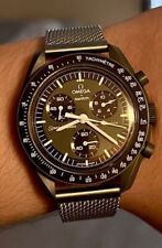 20mm Banda de malha de Aço Inoxidável Trançado Para Omega moonswatch Sem Tempo Para Morrer 007 comprar usado  Enviando para Brazil