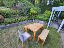 Oak dining table for sale  WOKING