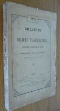 Bulletin société agriculture d'occasion  Langres