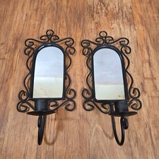 Pair black metal for sale  ROYSTON
