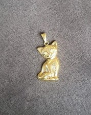 Goldanhänger katze gold gebraucht kaufen  Rosenheim