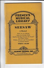 Seesaw script libretto for sale  Atlantic City