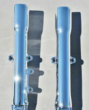 Garfo Harley Davidson Fatboy FLSTF 2000-2006 cromado inferior deslizante pernas diretas comprar usado  Enviando para Brazil