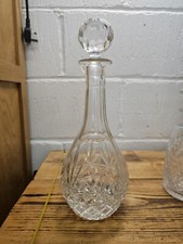 Espetacular Decantador de Bebidas de Vidro Ornamentado em Forma de Gota de Cristal Corte Vintage comprar usado  Enviando para Brazil