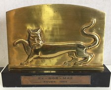 Ecusson bronze normandie d'occasion  France