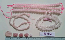 Rose quartz cabochons for sale  LEIGHTON BUZZARD