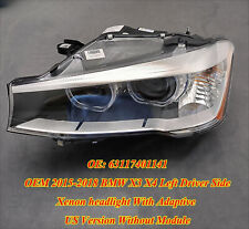 63117401141 Farol de xenônio do lado esquerdo do motorista com adaptador para 15-18 BMW X3 X4, usado comprar usado  Enviando para Brazil