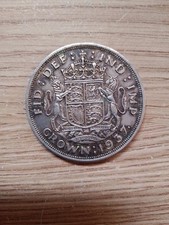 1937 silver crown for sale  DUNFERMLINE
