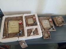 Coleção exclusiva de beisebol 8,5x6,5" moldura de resina 4x6" quadro conjunto de cabine rústica comprar usado  Enviando para Brazil