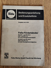 Fella förderbänder ersatztei gebraucht kaufen  Spraitbach