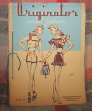 Usado, RARE Vintage 1946 ORIGINATOR FASHIONS Department Store CATALOG ART PRINT CLOTHES segunda mano  Embacar hacia Argentina