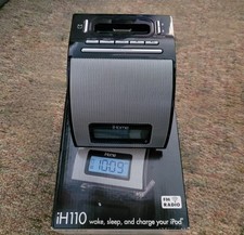 Despertador digital iHome IH110 som iPod/iPhone | Dock Station player preto comprar usado  Enviando para Brazil