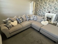 Grey fabric corner for sale  GRIMSBY