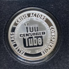 SILVER SHIELD PROOF YOU TUBE CENSURADO BAIXO CERTIFICADO DE AUTENTICIDADE#'s comprar usado  Enviando para Brazil