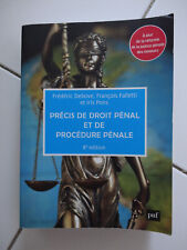 Précis droit pénal d'occasion  Nice-