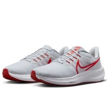 Nike Air Zoom Pegasus 39 Platina Vermelho Masculino Tamanho EUA 11.5 Sapato Casual de Corrida Novo✅ comprar usado  Enviando para Brazil