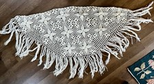Vintage white crotchet for sale  Adrian