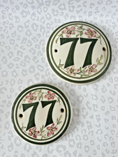 Ceramic house number for sale  LEEDS