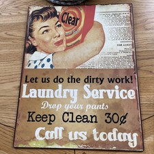 Laundry service metal for sale  ANDOVER