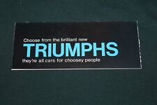 Triumph 1965 small for sale  BIRMINGHAM